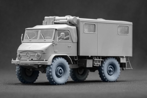 ScaleX WM 35023S Unimog 404 11.0R20 X Sagged v2 Sagged wheel set (for AK-Interactive, ICM, Revell) 1/35