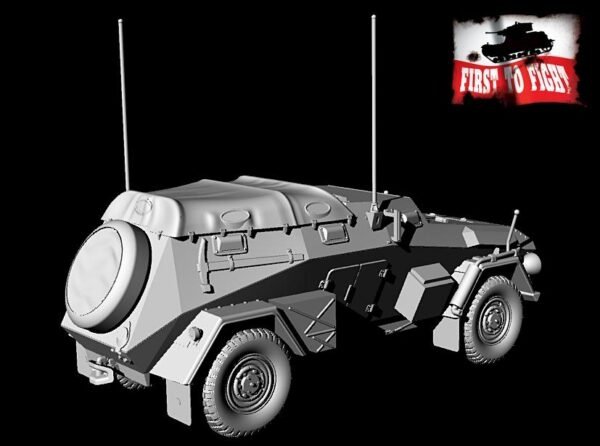 First To Fight PL121 - Niemiecki samochód Pancerny Sd.Kfz 247 Ausf. B późna wersja 1/72