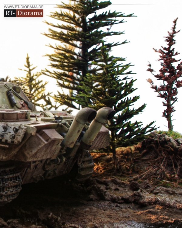 RT-Diorama 35058 “Hürtgenwald” - Scenic Base 1/35