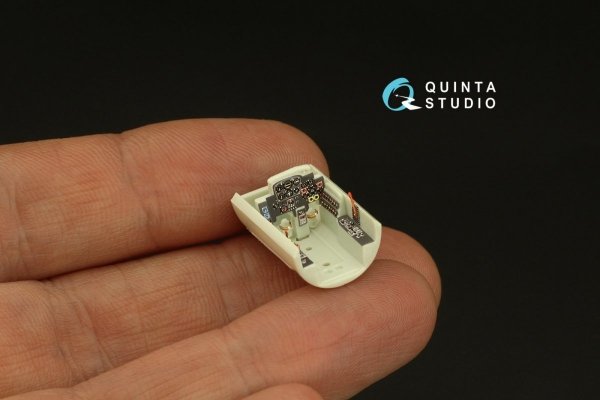 Quinta Studio QD72074 Me-262A 3D-Printed &amp; coloured Interior on decal paper (Revell) 1/72