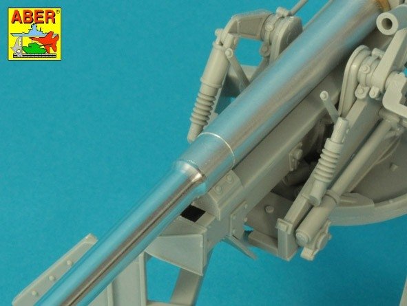 Aber 16l-29 Barrel for the Pak 40 anti-tank gun without muzzle brake / Lufa do armaty p/panc Pak 40 bez hamulca wylotowego 1/16