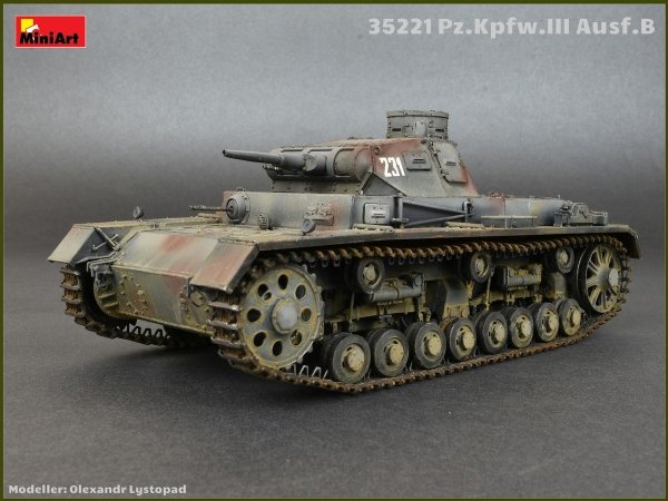 MiniArt 35221 Pz.Kpfw.III Ausf.B w/Crew 1/35