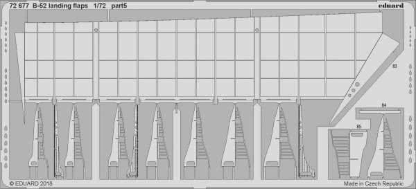 Eduard 72677 B-52 landing flaps 1/72 MODELCOLLECT