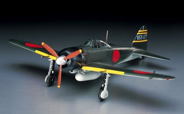 Hasegawa D22 Mitsubishi A6M Zero fighter type 52 1/72