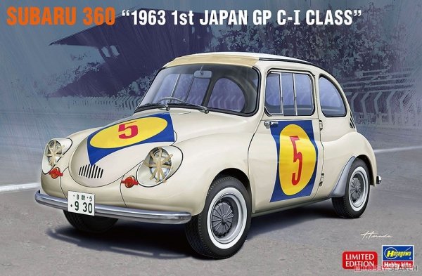  Hasegawa 20465 Subaru 360 1963 1st Japan GP C-I Class 1/24