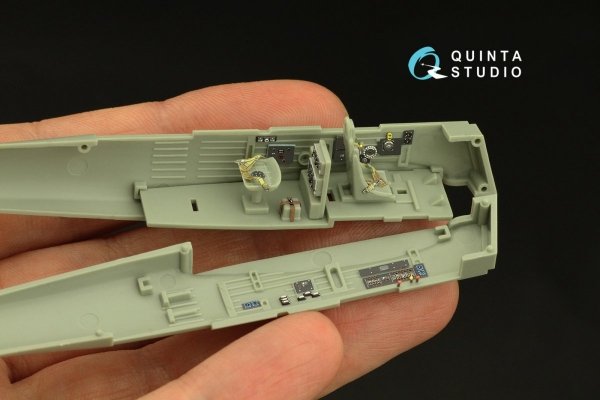 Quinta Studio QD72059 Ju 87 D/G 3D-Printed &amp; coloured Interior on decal paper (Academy/Special Hobby) 1/72