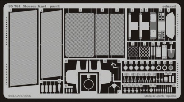 Eduard 35761 Morser Karl 1/35 Trumpeter