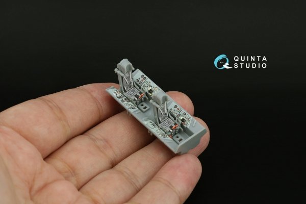 Quinta Studio QD72205 MiG-31M 3D-Printed &amp; coloured Interior on decal paper (Trumpeter) 1/72