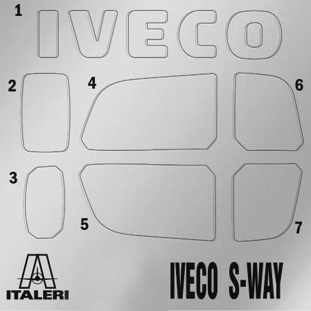 Italeri 3976 Iveco S-Way Abarth 1/24