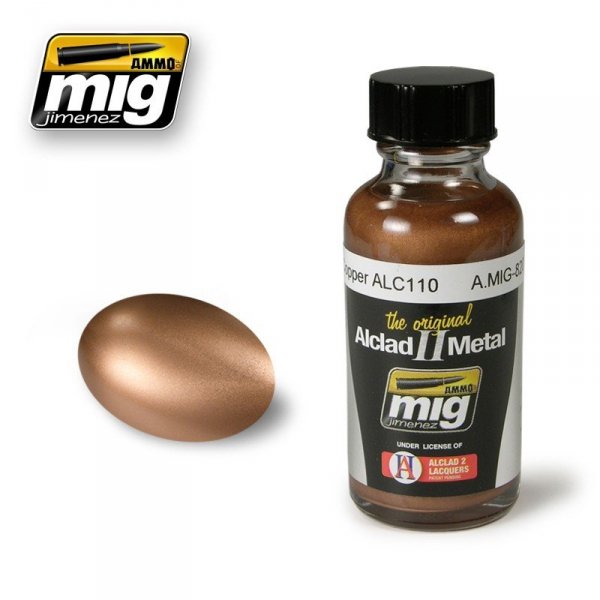 AMMO of Mig Jimenez 8207 COPPER ALC110 30ml