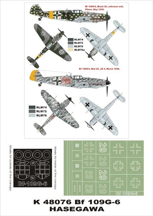 Montex K48076 Bf 109G-6 1/48