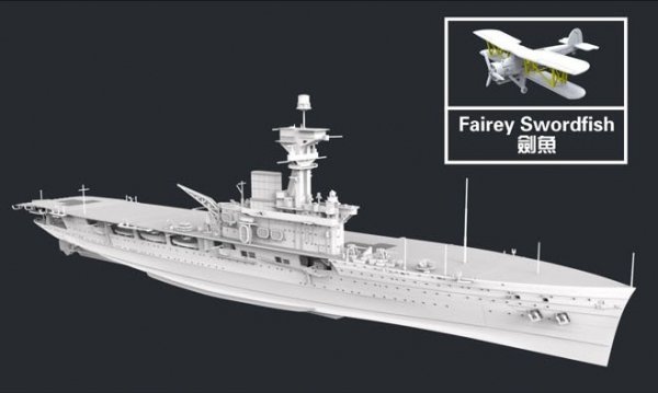 FlyHawk Model FH1122 HMS Hermes 1942 1/700