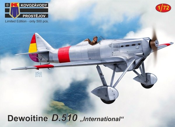 Kovozavody Prostejov KPM0180 Dewoitine D.510 International 1/72