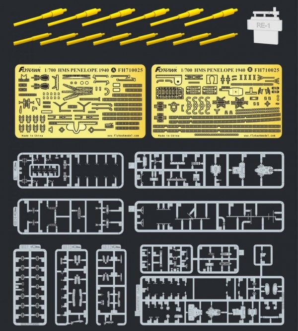 FlyHawk Model FH1109s HMS Penelope 1940 - Deluxe Edition 1/700