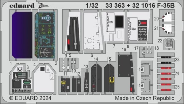 Eduard 321016 F-35B TRUMPETER 1/32