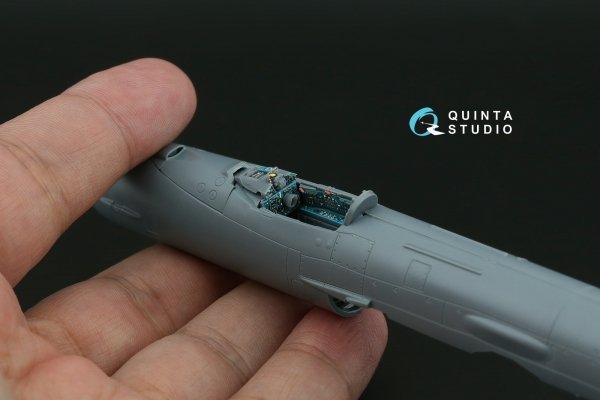 Quinta Studio QD+72240 MiG-21bis late 3D-Printed &amp; coloured Interior on decal paper ( Eduard )( with 3D-printed resin parts ) 1/72