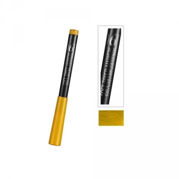 DSPIAE MKM-06 Metallic Gold Soft Tipped Marker Pen