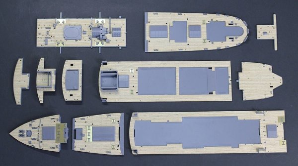 Hasegawa QG51 (72151) NYK Line Hikawa Maru Wooden Deck 1/350