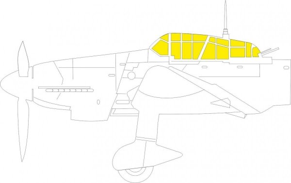 Eduard EX785 Ju 87D TFace for HOBBY 2000, HASEGAWA 1/48