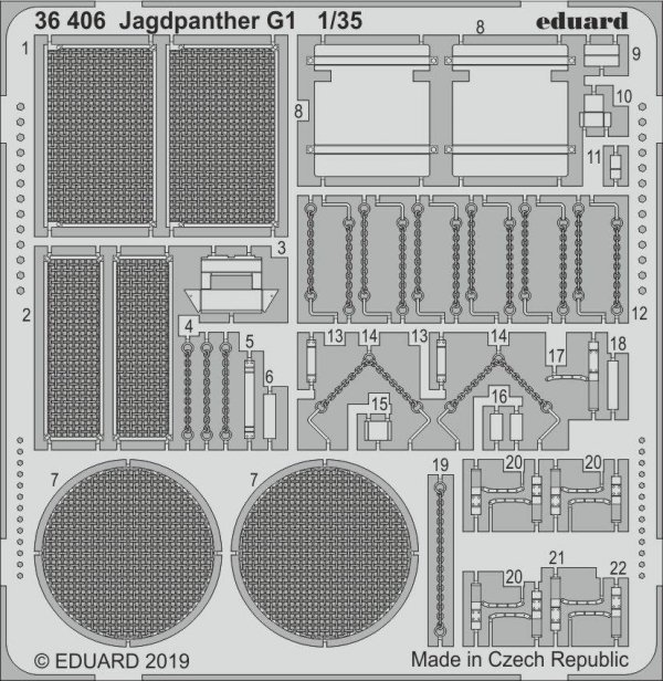 Eduard 36406 Jagdpanther G1 1/35 MENG