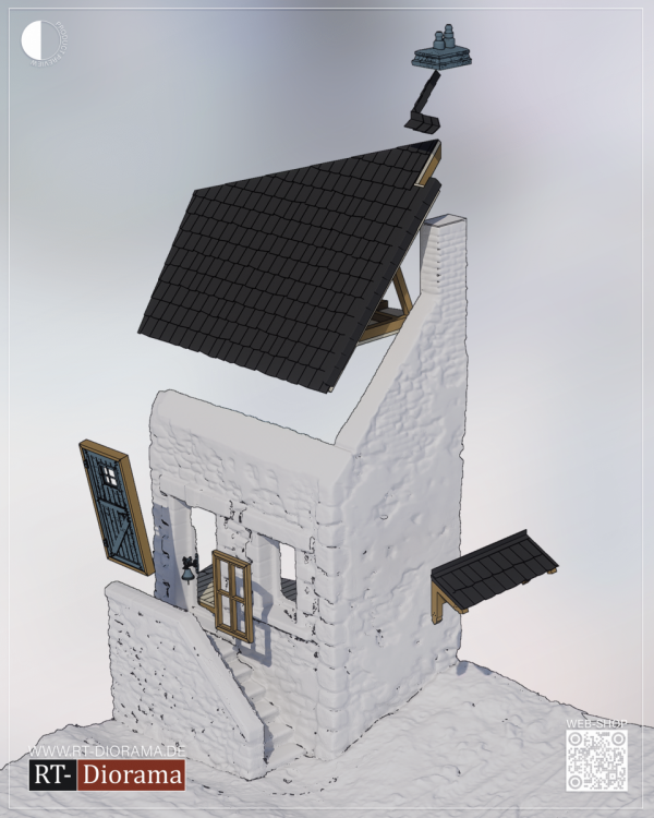 RT-Diorama 35064 “Ardennes Forest” - Diorama Base 1/35