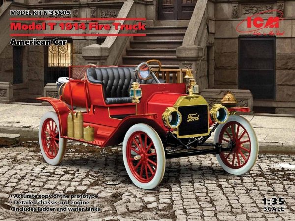 ICM 35605 Model T 1914 Fire Truck 1/35