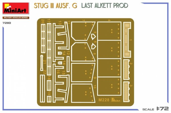 MiniArt 72110 StuG III Ausf. G Last Alkett Prod 1/72