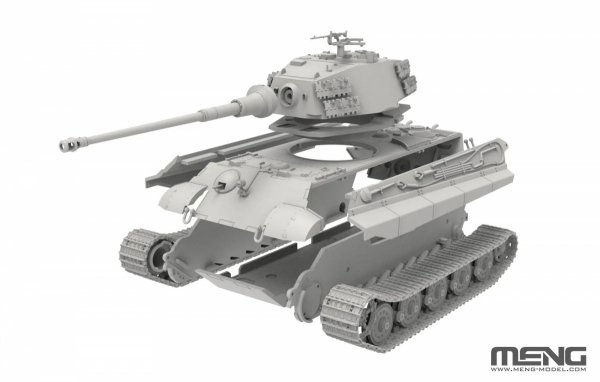 Meng Model 72-011 German Heavy Tank Sd.Kfz. 182 King Tiger (Henschel Turret) 1/72