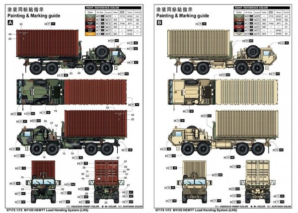 Trumpeter 07175 M1120 HEMTT Load Handing System (LHS) 1/72