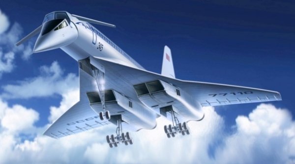 ICM 14401 Tu-144 &quot;Charger&quot;, Soviet Supersonic Passenger Aircraft 1/144