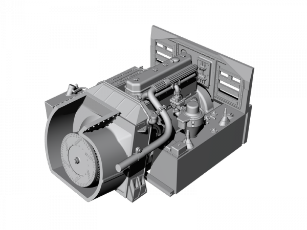 CMK 3142 Pz.38(t) Ausf. E/F Engine 1/35