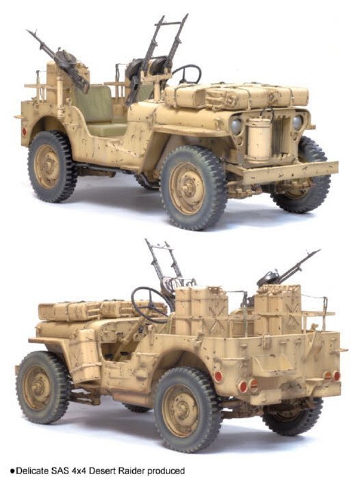 Dragon 75038 SAS 4x4 Desert Raider 1/6