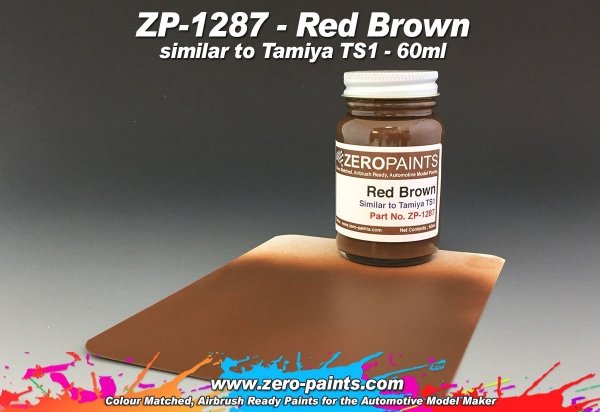 Zero Paints ZP-1287 Red Brown - Similar to TS1 60ml