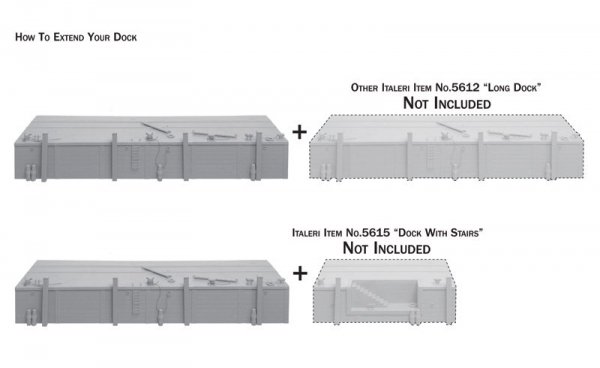 Italeri 5612 Long Dock 1/35