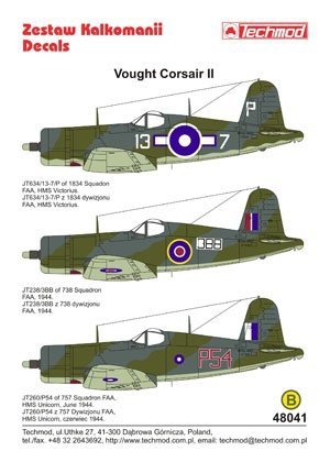 Techmod 48041 - Vought Corsair II (1:48)