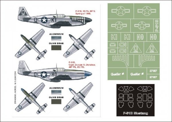 Montex K48147 P-51B Mustang 1/48