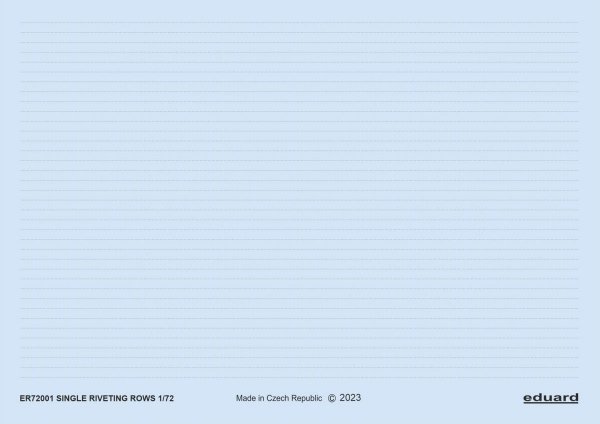 Eduard ER72001 Single riveting rows 1/72