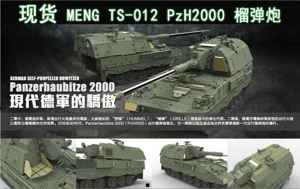 Meng TS-012 PANZERHAUBITZE 2000 SP (1:35)