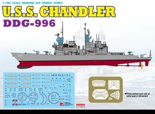 Dragon 7026 U.S.S. Chandler DDG-996 1/700