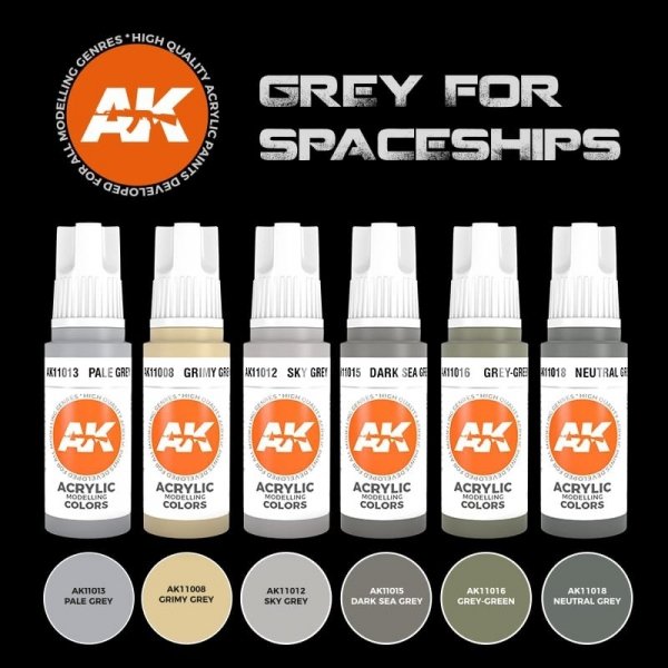 AK Interactive AK11614 3G GREY FOR SPACESHIPS