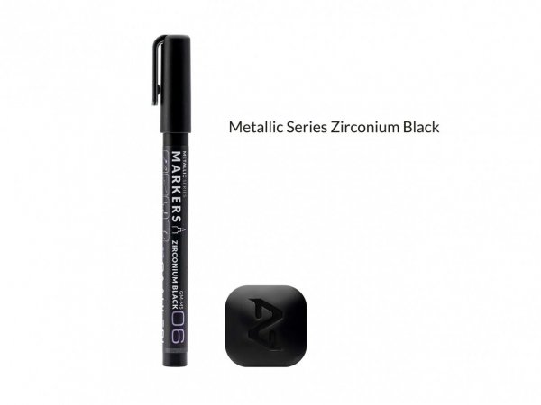 Gaahleri GM-MS06 Metallic Series Markers Zirconium Black