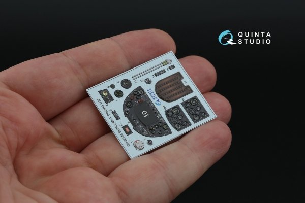 Quinta Studio QD32244 Spitfire Mk.V 3D-Printed &amp; coloured Interior on decal paper (Kotare) 1/32