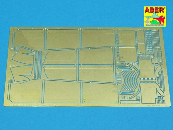 Aber 48036 Pz.Kpfw.VI, Ausf.B TIGER II błotniki i osłony boczne Tamiya 1/48