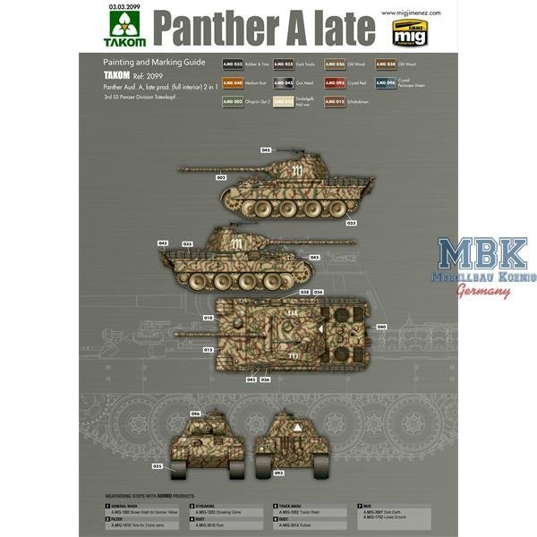 Das Werk DW35011 Panther Ausf.A Early / Mid 1/35