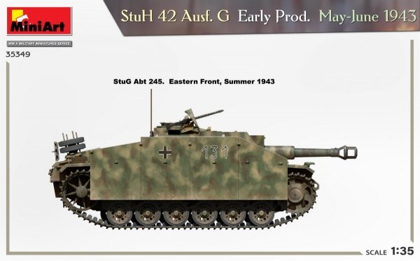 Mini Art 35349 StuH 42 Ausf. G Early Prod. May-June 1943 1/35
