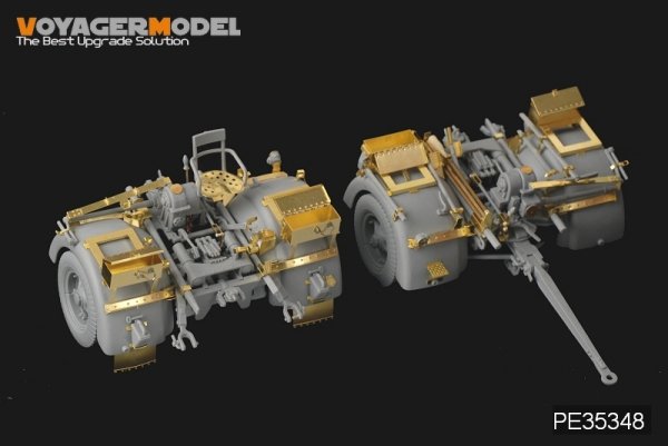 Voyager Model PE35348 WWII German PaK 43/3 L/71 mit Behelfslafette For DRAGON 6522 1/35