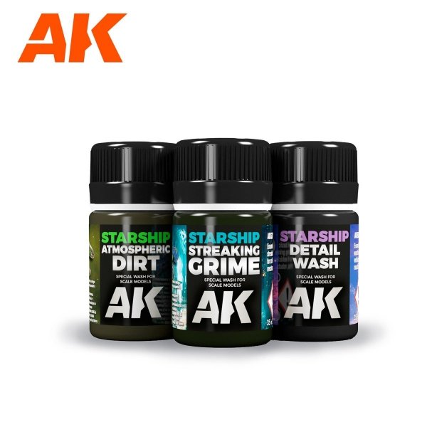 AK Interactive AK639 WEATHERING SCI-FI SET 3x35ml