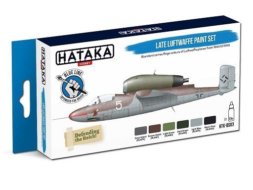 Hataka HTK-BS03 Late Luftwaffe paint set (6x17ml)