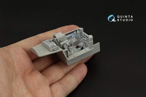 Quinta Studio QD32142 MiG-29 9-13 Fulcrum C 3D-Printed &amp; coloured Interior on decal paper (Trumpeter) 1/32