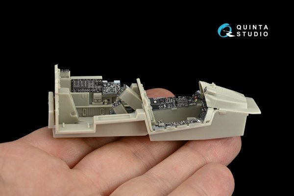 Quinta Studio QD48175 F-4B 3D-Printed &amp; coloured Interior on decal paper (for Tamiya kit) 1/48
